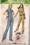 9142 Simplicity 1971 Jumpsuit Sewing Pattern Easy Size 12 Bust 34