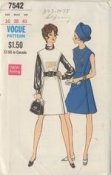 Vogue 7549 60s Dress Sewing Pattern 