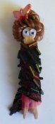Hand-Made Fashion Magnet Dolls - Beaded Butterfly Lady