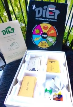 The Diet Game -Vintage Board Game
